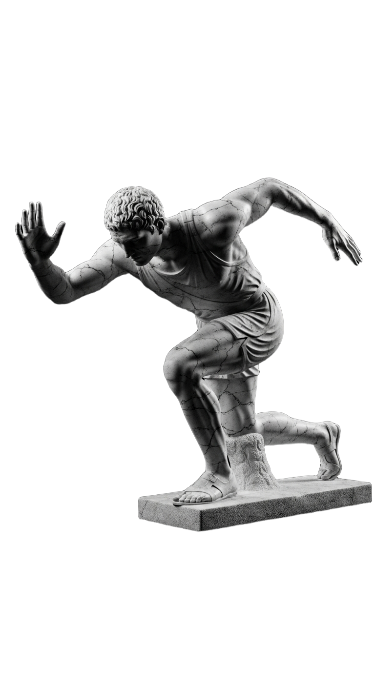 Classical sprinter artwork from the TFC identity